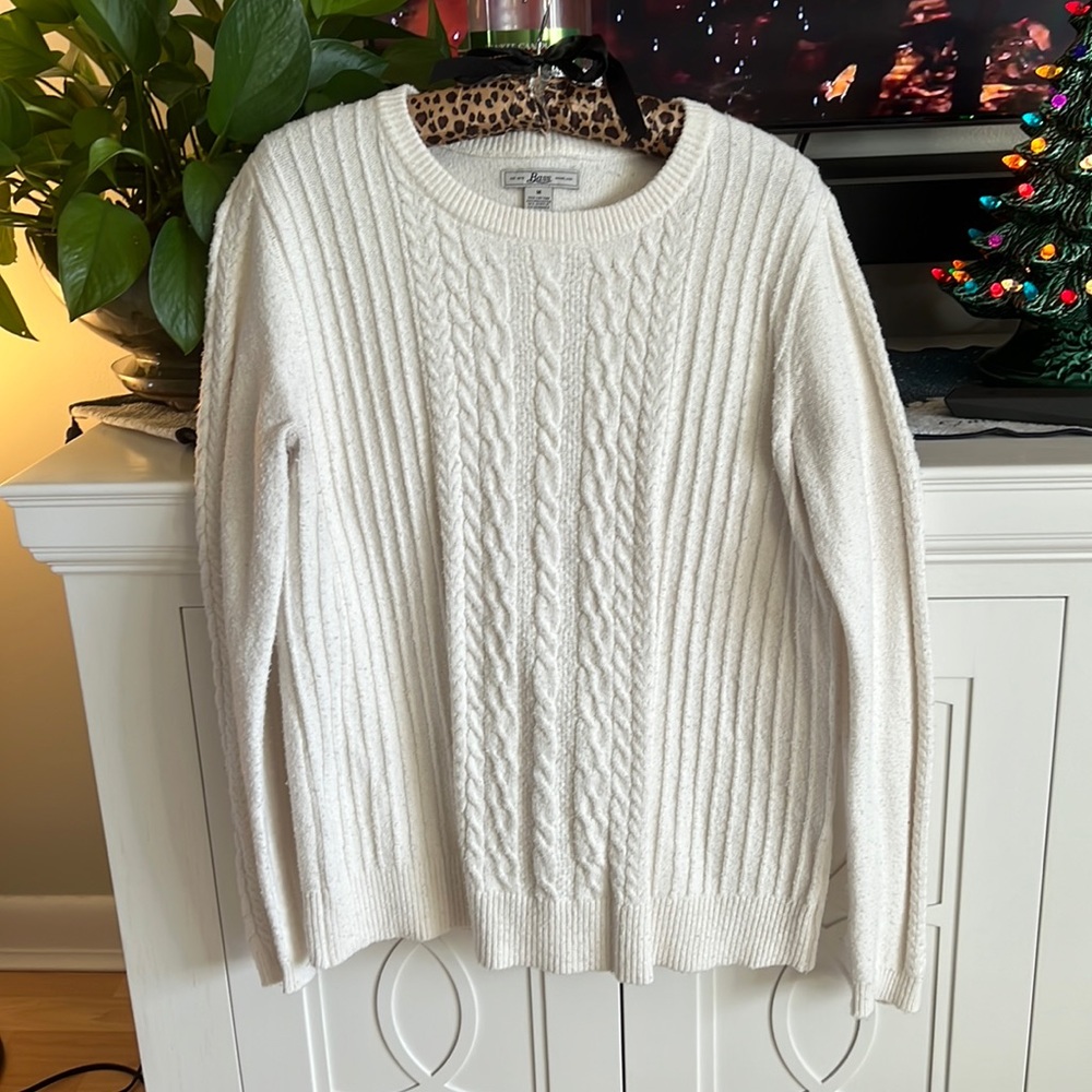 EUC Bass Cable-nit sweater
